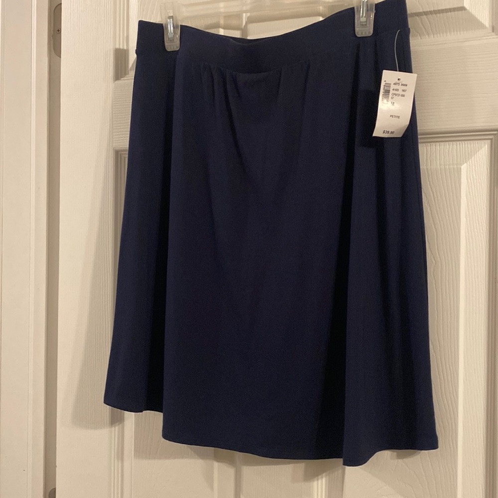Navy blue skirt
